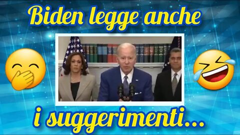 Ennesima gaffe di Biden : questa volta mentre legge!