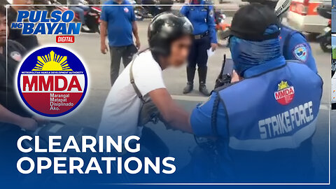 Clearing OPS ng MMDA strike force sa maynila, nagka-tensiyon