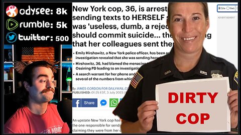Hate Hoax! This Time, A New York Police Officer Hirshowitz Sent HERSELF Threats
