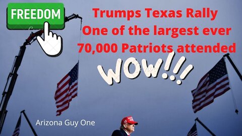Trump Texas Rally...was HUGE!! Lets go