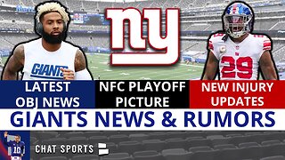 REPORT: Odell Beckham WANTS TO BE A GIANT | Xavier McKinney Update & New York Giants Playoff Picture