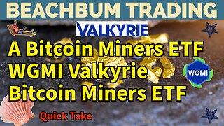 A Bitcoin Miners ETF | WGMI | Valkyrie Bitcoin Miners ETF | Quick Take