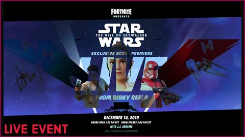 Fortnite StarWars Event LIVE from Risky Reels
