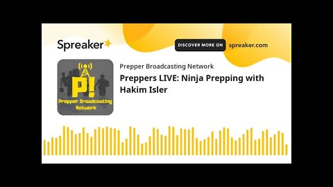 Preppers LIVE: Ninja Prepping with Hakim Isler