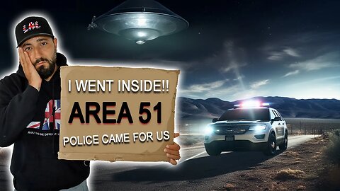 I SECRETLY WENT INSIDE AREA 51 OF THE UK AND COPS WERE CALLED (MEN IN BLACK)