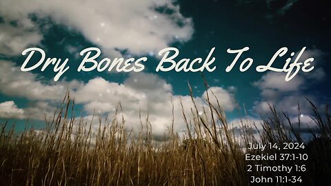 Dry Bones Back To Life