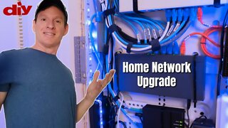 HOME NETWORK PANEL UPGRADE 2022 | ADDING A PoE SWITCH - HOW TO