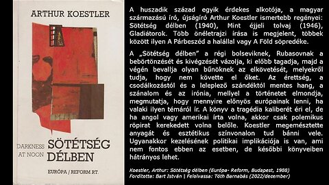 Koestler, Arthur: Sötétség délben (Európa-Reform, Budapest, 1988)