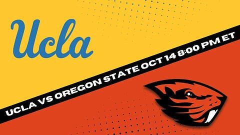 UCLA Bruins vs Oregon State Beavers Prediction and Picks - College Football Picks Week 7