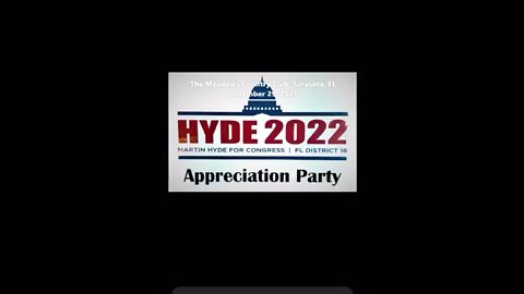 Martin Hyde appreciation party