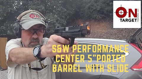 M&P Ported 5" barrel range review