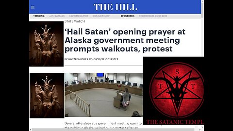 Satanic 'Hail Satan' opening prayer at Alaska Government Meeting! (06/20/19) [20.06.2019]