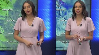 Alana's weather forecast (10/30/22) Cute nerdy weather girl