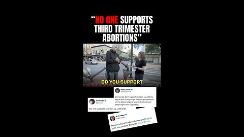 PROOF: The Left Supports Third Trimester Abortion