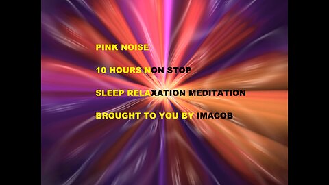 Pink Noise | Lightrays Sun | Sleep, Concentrate, Study | 10 HRS #sleepsounds #pinknoise #whitenoise