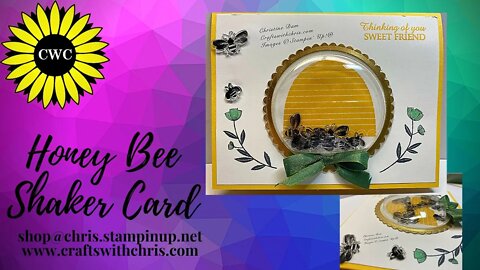 Honey Bee Shaker Card featuring Stampin' Up! products