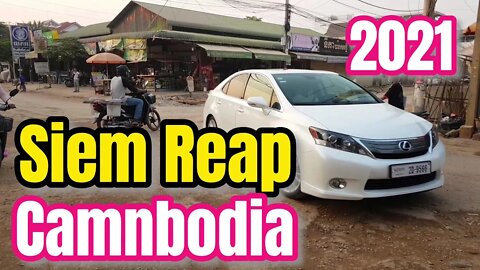 Amazing Tour Cambodia, Life Style in Siem Reap 2021, Soup Rumduol Street (Phsar Deum Kralanh Thmey)