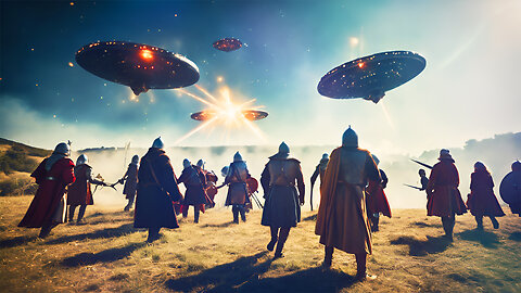 Mass Sighting of UFO Battle in Medieval Skies