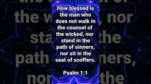 WHAT DOES BLESSED MEAN? | MEMORIZE HIS VERSES TODAY | Psalm 1:1