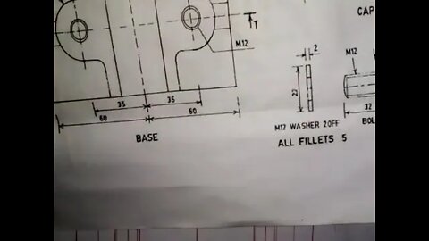 WAEC 2022 Mechanical Drawing Sectional Front Elevation Part 3