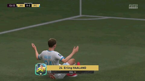 Fifa21 FUT Squad Battles - Erling Haaland goal