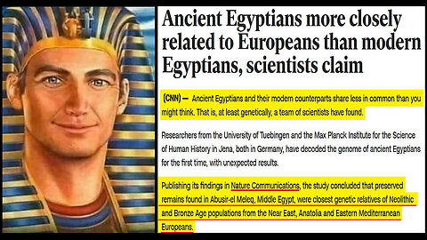 Half of European men share King Tut's DNA | 1% of Modern Egyptians | 0% of Sub-Saharan Africans 𓂀🔺