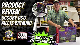 FIRST REVIEW - 18’ Scooby Doo Meets Batman & Robin Slot Car Race Set | SRS338 | Auto World