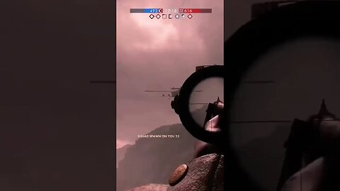 Sniped Him Out Of The Plane - Battlefield 1 #shorts #sniper #battlefield1 #battlefield #clips