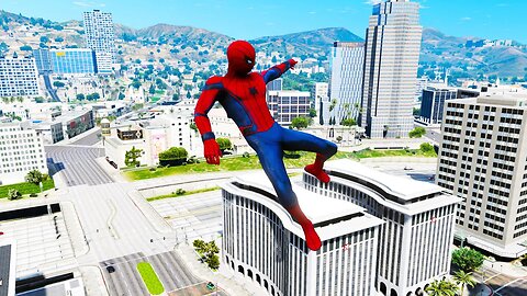 GTA 5 Spiderman Epic Stunts/Fails/Ragdolls with winfrey gaming Ep 49 (spider man funny moment)