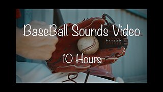 10 Hours Of Background Noise With Baseball Sounds