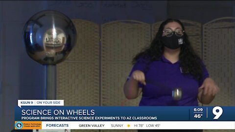 Science on Wheels brings hands-on science experiments to the classroom