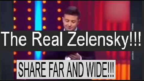 The Real Zelensky!!! SHARE FAR AND WIDE!!!