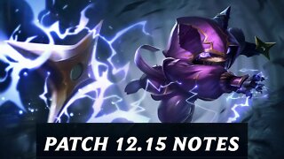 Patch 12.15 Notes #Shorts