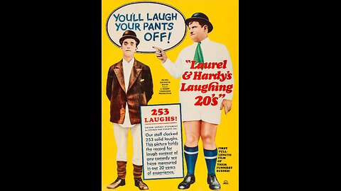 laurel And Hardy's Laughing 20's : Silent Movie Clips HD(RARE)