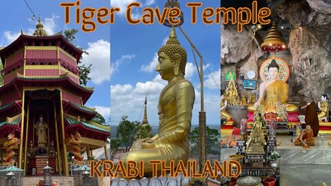 Wat Tham Sua - Tiger Cave Temple Krabi - 1,260 steps to the top!