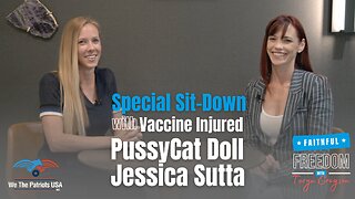 Pussycat Doll Jessica Sutta Shows Vial of Her Blood Clots After Vaccine Injury | Ep 83