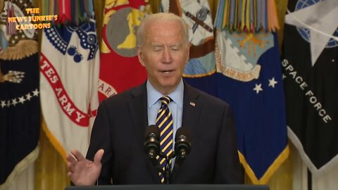 Biden admits US withdrawal from Afghanistan has been started by the previous administration.