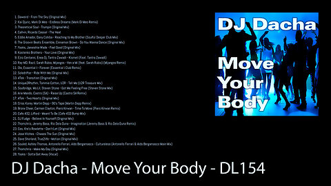 DJ Dacha - Move Your Body - DL154 (Deep Soulful Jazzy Mix)
