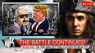 Rumble Gains on TikTok News, Trump vs Biden & Breaking Market News || The MK Show