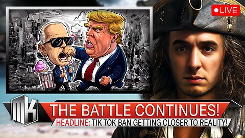 Rumble Gains on TikTok News, Trump vs Biden & Breaking Market News || The MK Show