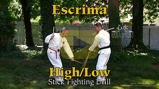 High/Low Drill Escrima Filipino Stick Fighting