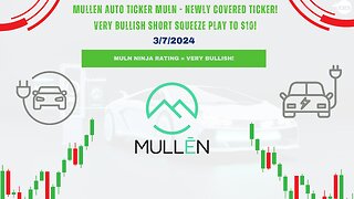 Mullen (MULN) Update: Driving Towards $10! | 3/7/2024 Candlestick Ninja Analysis