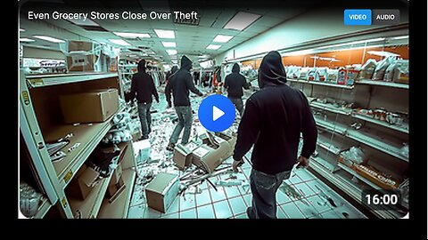 Grocery stores closing down due to rampant theft.