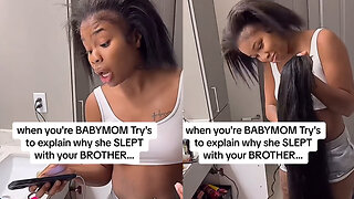 Man Confronts His Baby Mama For Sleeping With His Brother