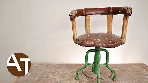 Quirky chair from RUSSIAN WARSHIP/restoration