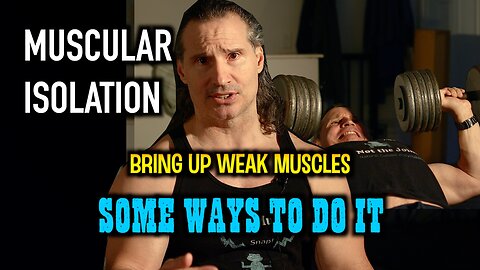 Some ways to ISOLATE a MUSCLE GROUP for Natural Bodybuilders