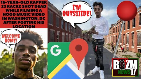 16 year old rapper @23 Rackz shot dead while filming a music video in Washington, DC