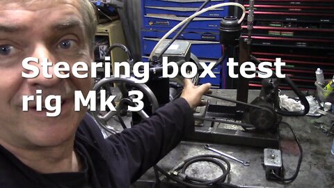 Steering box test rig Mk 3