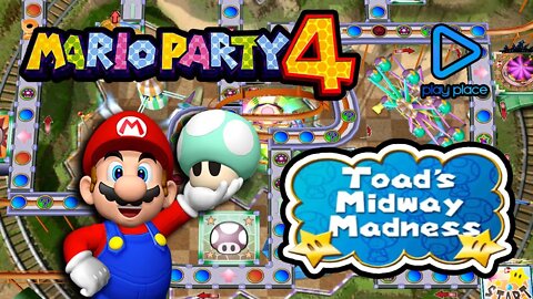 Mario Party 4 - Game Cube / Toad's Midway Madness