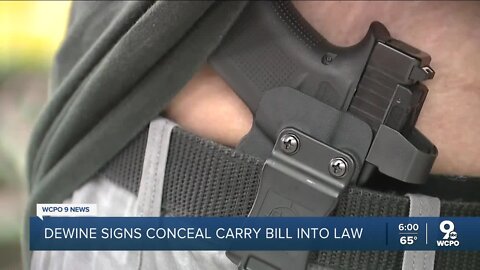 Ohio Gov. Mike DeWine signs concealed carry bill into law